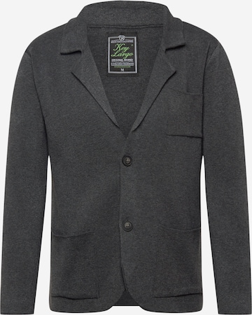 Coupe regular Veste de costume 'Jan' Key Largo en gris : devant