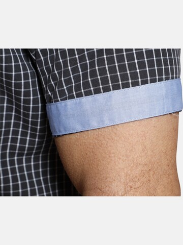 Jan Vanderstorm Regular fit Button Up Shirt 'Ajule' in Blue