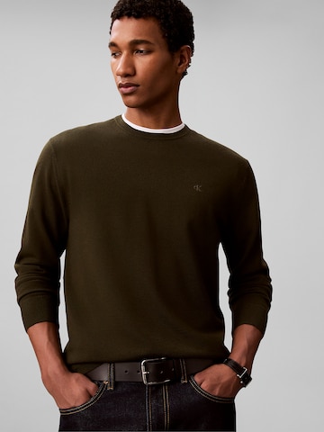 Calvin Klein Regular Pullover in Braun: Vorderseite