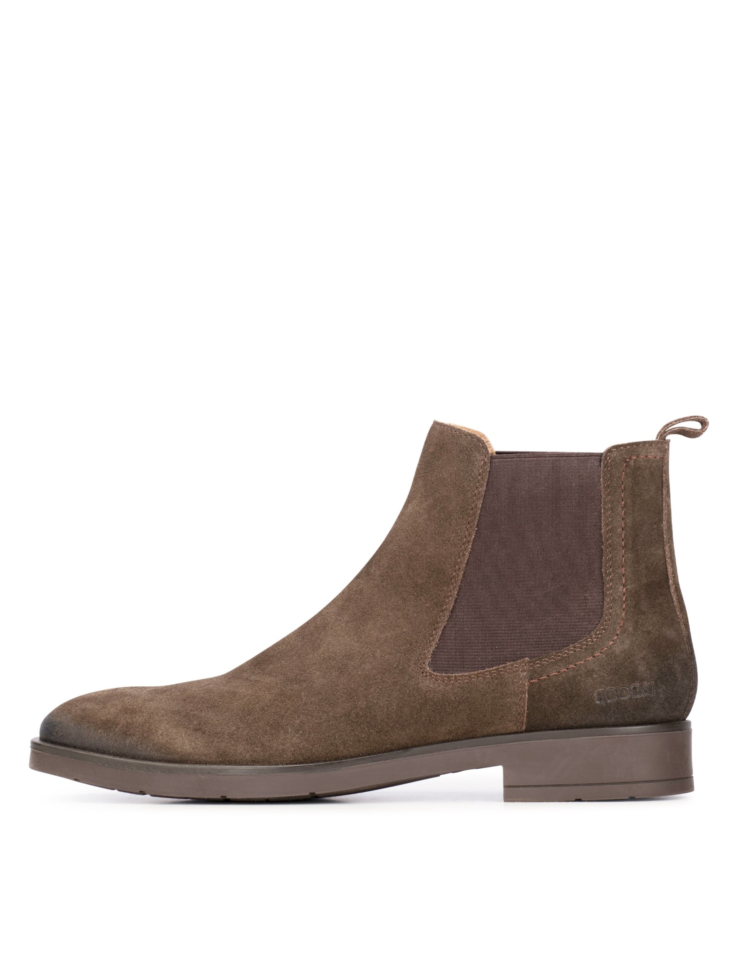 Haboob Chelsea boots 'Liam' in Bruin: voorkant