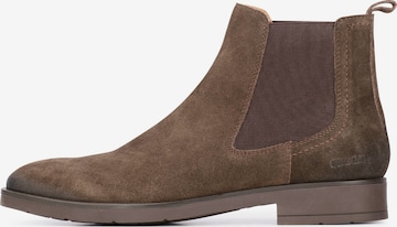 Haboob Chelsea boots 'Liam' in Bruin: voorkant