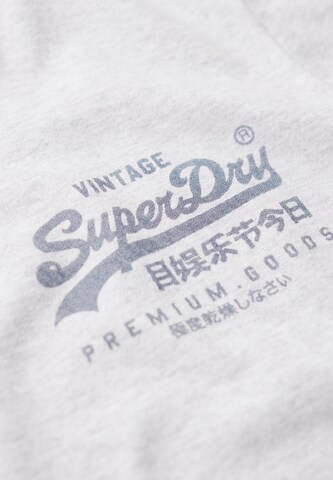 T-Shirt 'Heritage' Superdry en gris