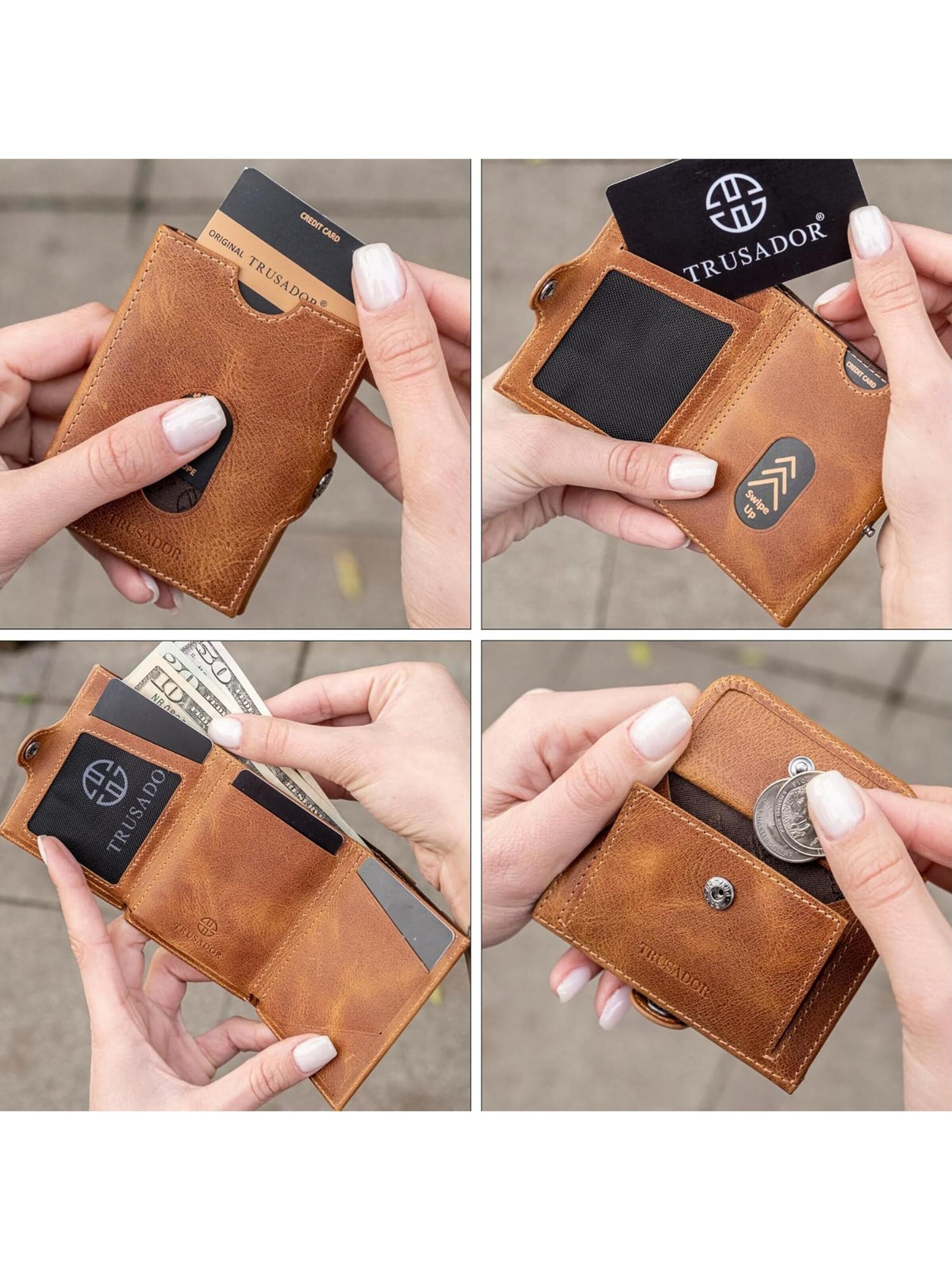 Trusador Wallet 'Valencia' in Brown