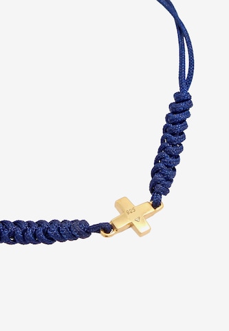 ELLI Bracelet 'Kreuz' in Blue