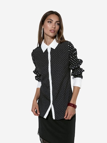 MSN Collection Blouse 'T-Shirts' in Black: front