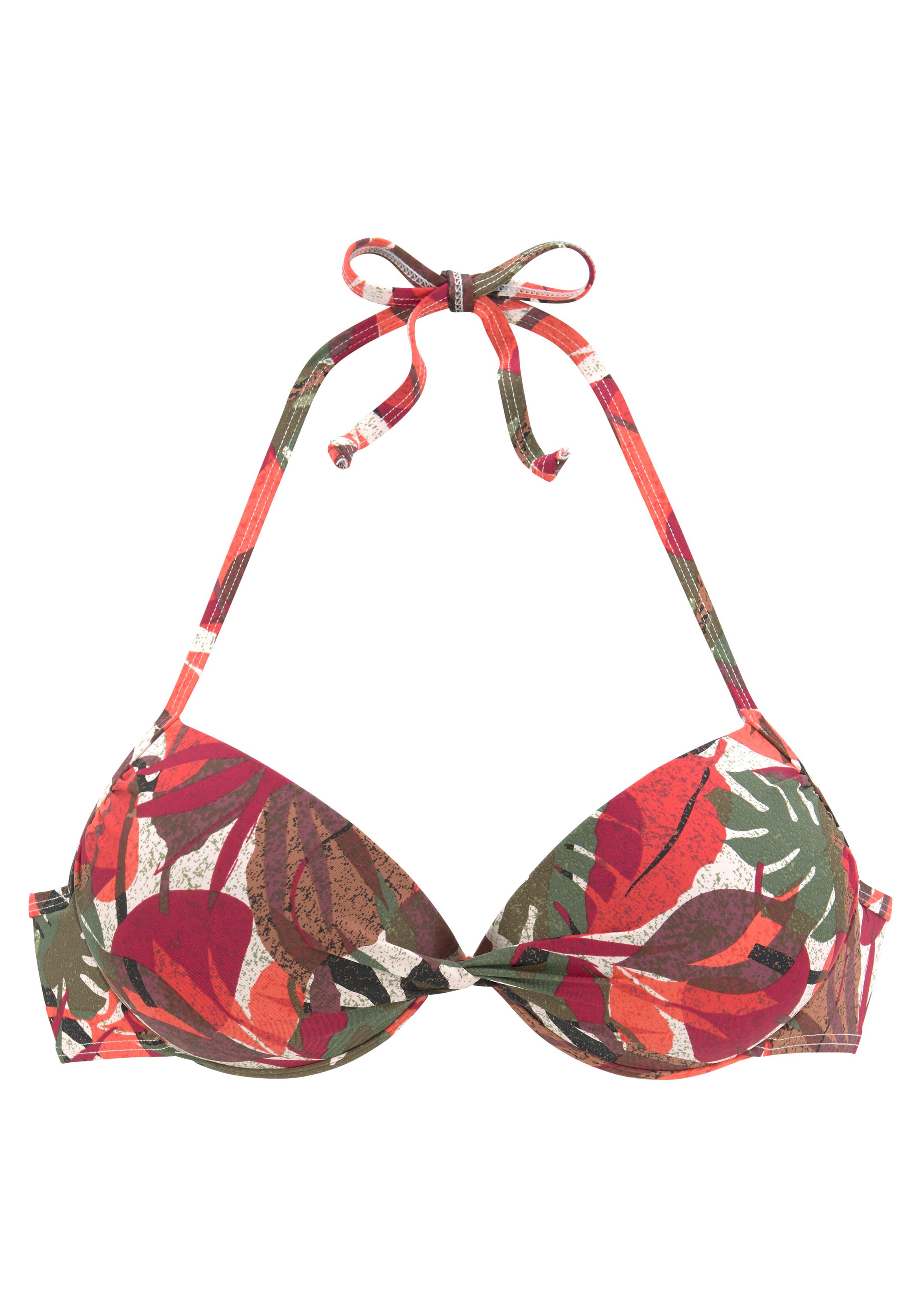 LASCANA Push-up Bikinitop in Rot: Vorderseite