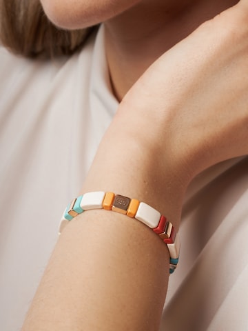 Bracelet 'Enamel Tiles' A&C Oslo – Nordic Design Jewellery en mélange de couleurs : devant