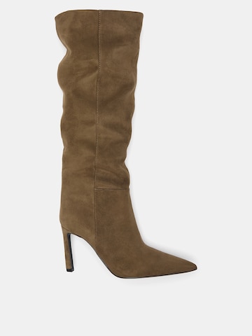 Bottes Pull&Bear en marron