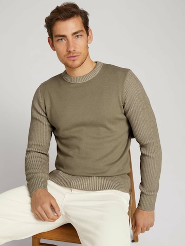 TOM TAILOR Pullover in Beige