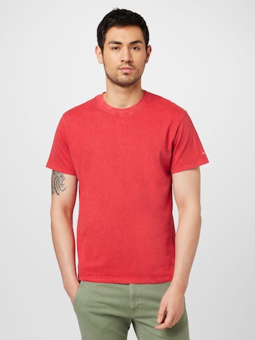 T-Shirt 'Jacko' Pepe Jeans en rouge : devant