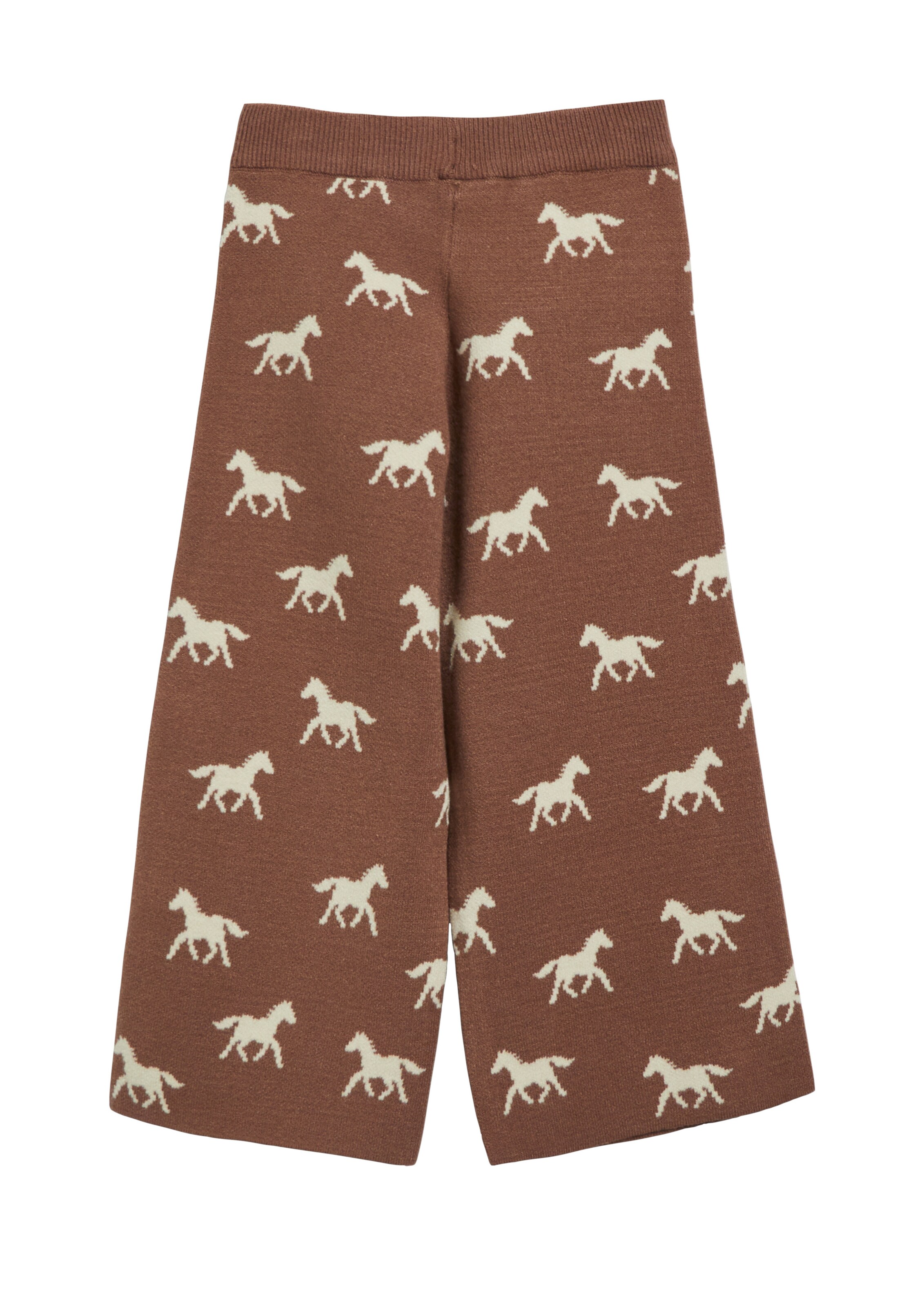 s.Oliver Wide Leg Hose in Braun