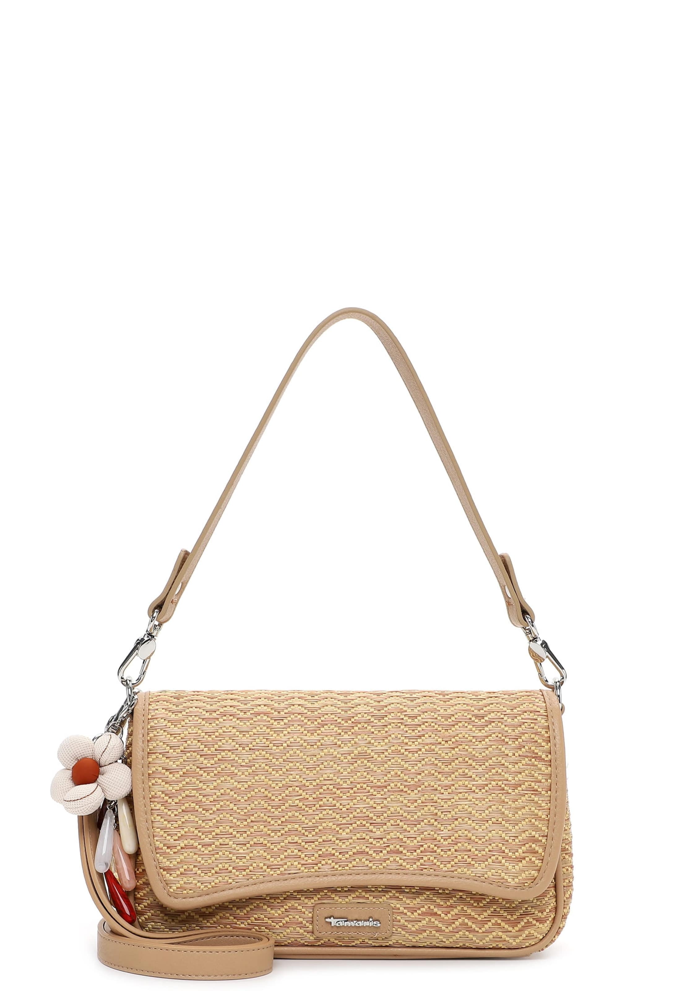 Tamaris Schultertasche 'Konstantina' in Beige: Vorderseite