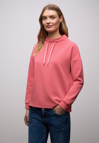 STREET ONE Sweatshirt in Pink: front