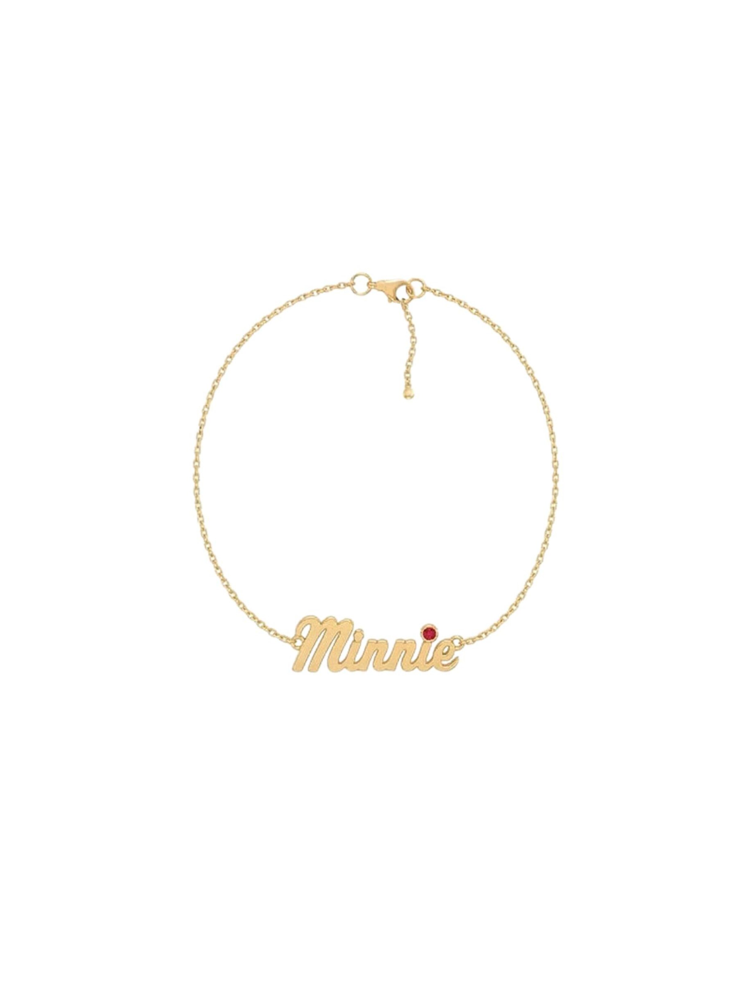 DISNEY Schmuck 'Minnie'‌‌‌‌‌ in Schwarz