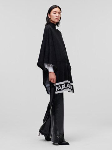 Karl Lagerfeld Oversize sveter - Čierna
