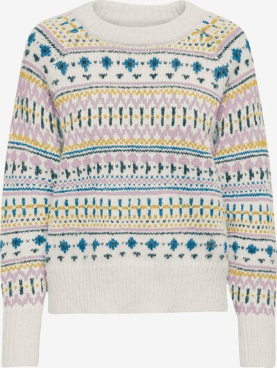 ONLY Sweter 'FENJA' w kolorze kremowy / niebieski cyjan / żółty / liliowym, Podgląd produktu