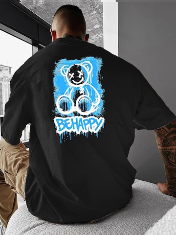 RMK Shirt 'Crazy Bär' in Black: front