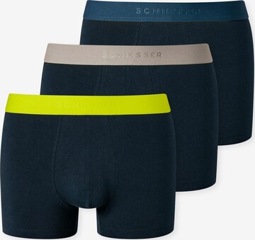 SCHIESSER Boxershorts '95/5' in Blauw: voorkant