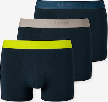 SCHIESSER Boxershorts '95/5' in Blauw: voorkant