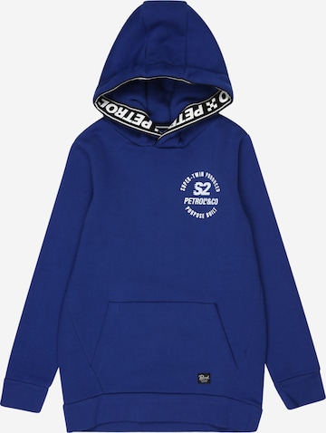 Petrol Industries Sweatshirt in Blue: front