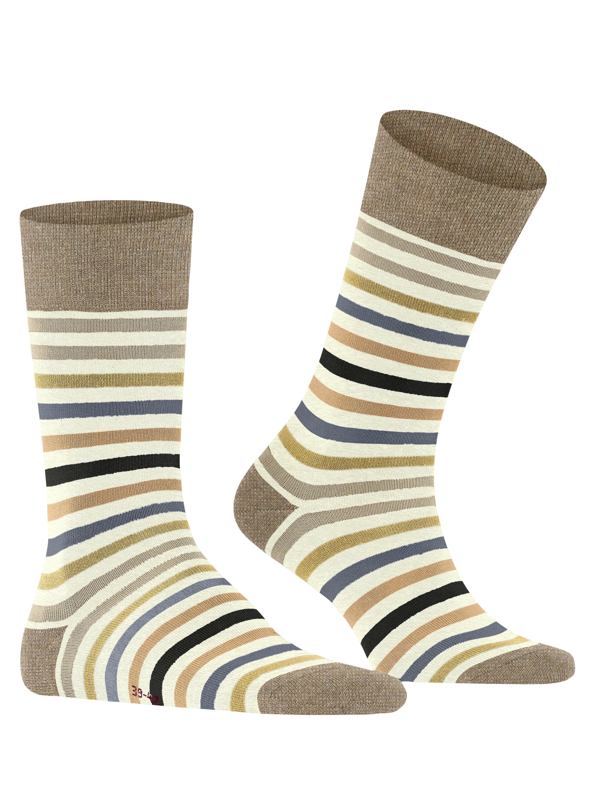 FALKE Socken 'Tinted Stripe'‌‌‌‌‌‌‌ in Weiß