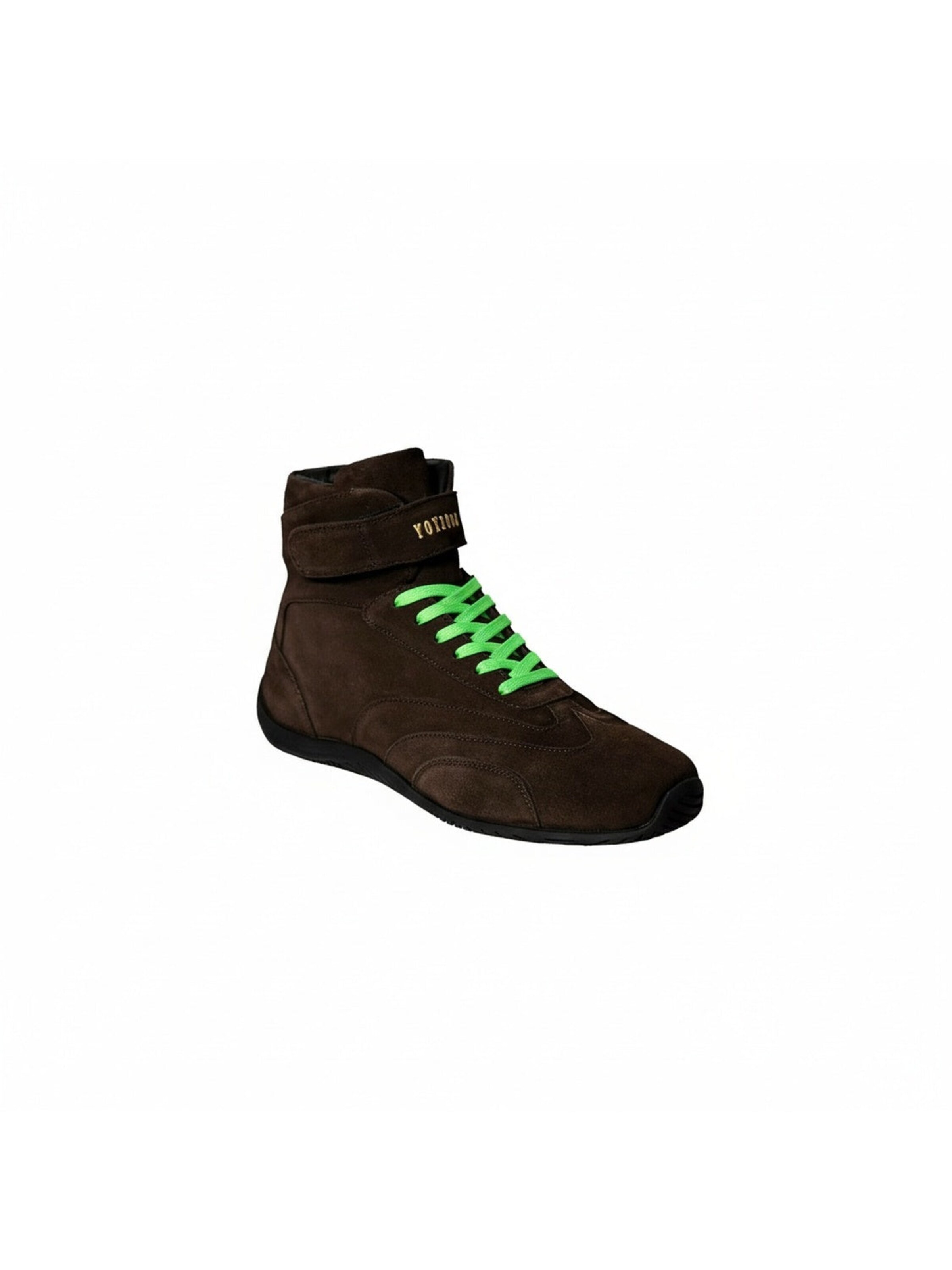 Yoxeone - Zapatillas deportivas altas en marrón: frente