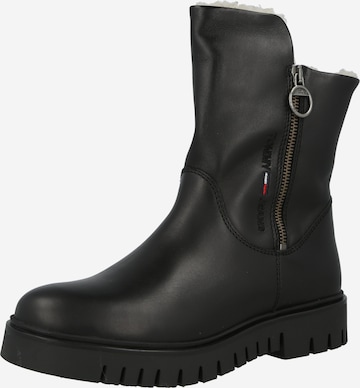 Botine 'Endeno' de la Tommy Jeans pe negru: față