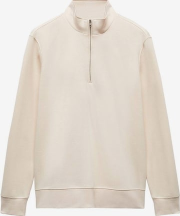 MANGO MAN Sweatshirt 'Winny' in Beige: predná strana