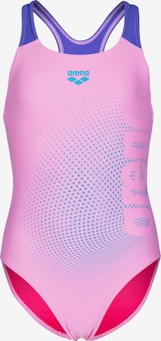 ARENAJednodijelni kupaći kostim 'DIM LIGHT' - roza boja: prednji dio