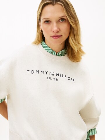 TOMMY HILFIGER Sweatshirt i vit