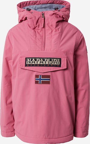 NAPAPIJRI Between-season jacket 'Rainforest' in Pink: front