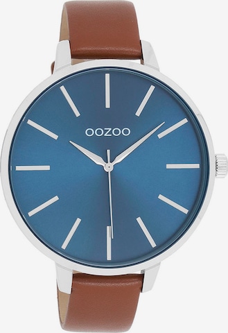 OOZOO Analog Watch in Brown: front