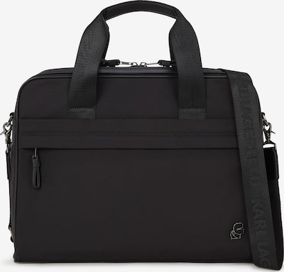 Karl Lagerfeld Kova salkku ' K/Kameo Aktentasche ' värissä musta, Tuotenäkymä