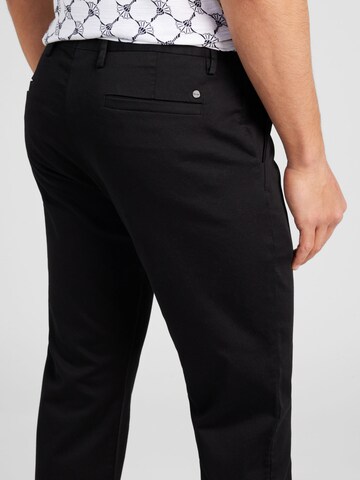 juoda NN07 Standartinis „Chino“ stiliaus kelnės 'Theo 1420'