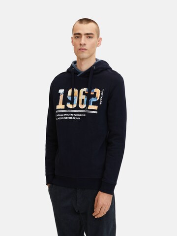 TOM TAILOR Sweatshirt in Blue: front