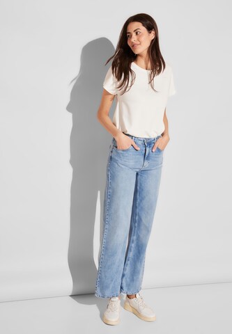 STREET ONE Flared Jeans in Blau