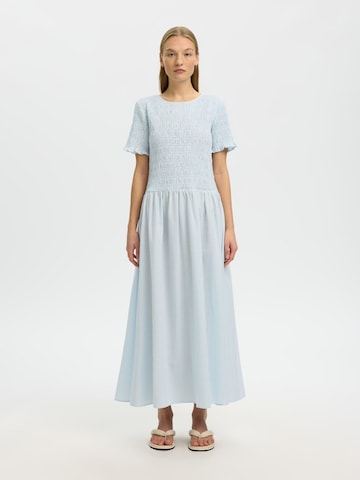 SELECTED FEMME Dress 'SLFHannah' in Blue: front