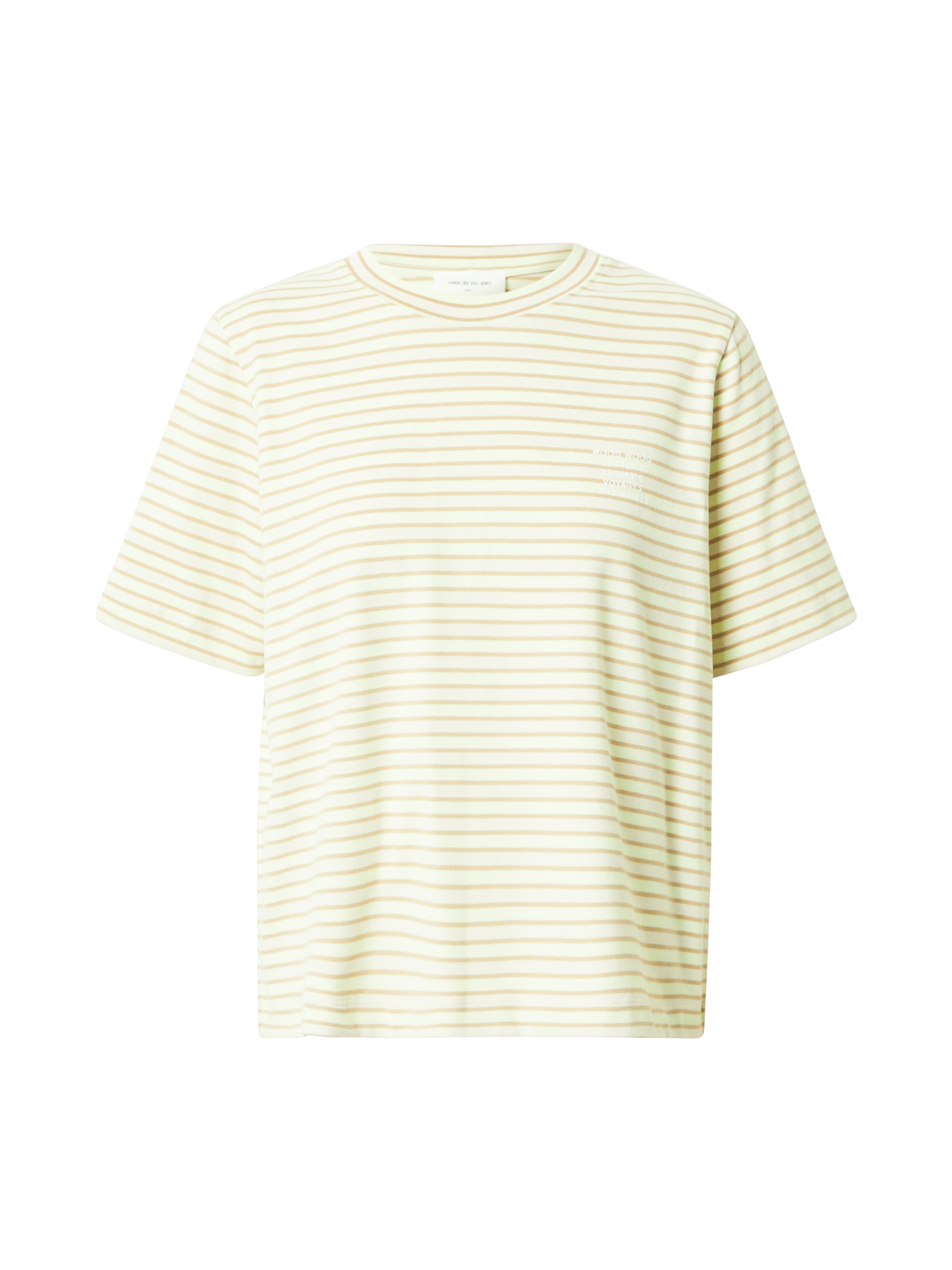 WOOD WOOD T-Shirt 'Alma' in Grün: Vorderseite