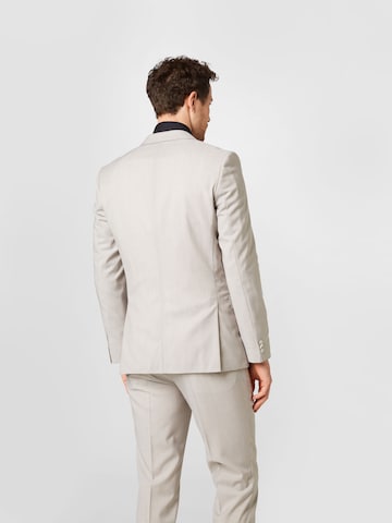 HUGO Red - Slimfit Traje 'Arti' en beige