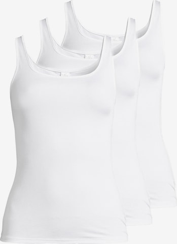 Nina von C. Unterhemd 'Pure' in Weiß: Vorderseite