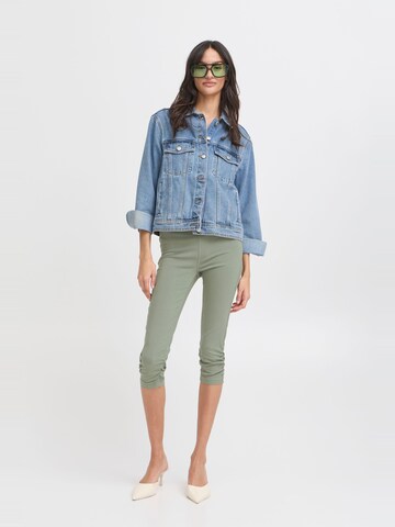 b.young Skinny Trousers in Green