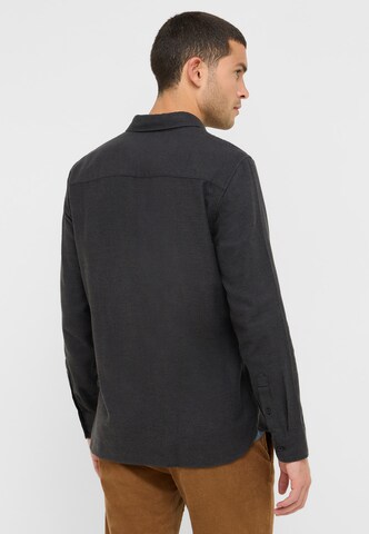 MUSTANG Regular Fit Hemd 'Style Eastbridge' in Schwarz