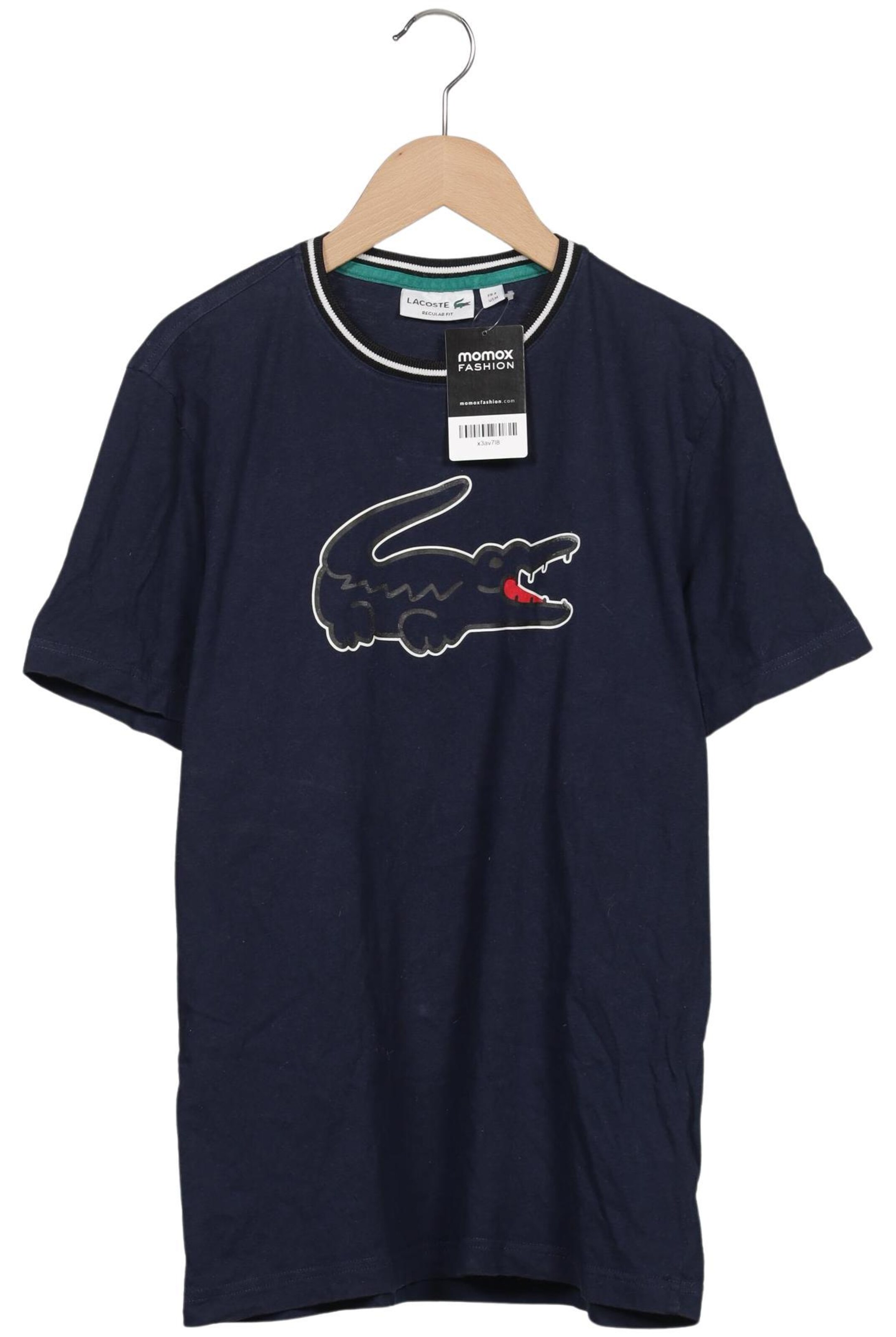 LACOSTE Shirt in M in Blue: front