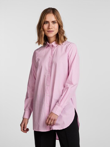 PIECES Blouse 'Jiva' in Roze: voorkant