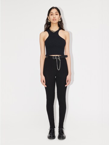 LeGer by Lena Gercke Knitted Top 'Frieda' in Black