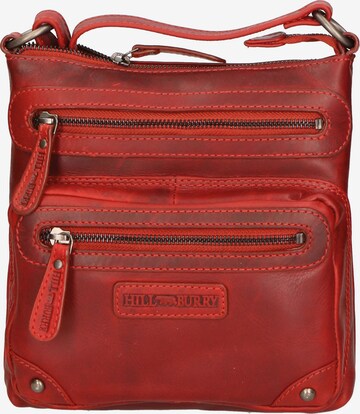 HILL BURRY Crossbody Bag in Red: front