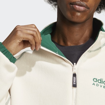 ADIDAS ORIGINALS Fleece Jacket 'Adventure Fc Reversible Polar Half Zip' in Green