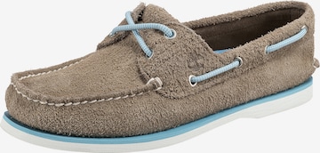 TIMBERLAND Moccasins ' Boat 2 Eye' in Beige: front