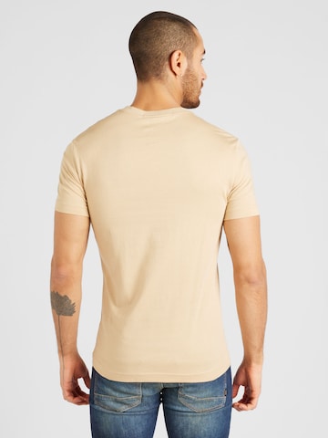 T-Shirt 'STACKED BOX' Calvin Klein Jeans en beige