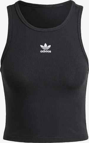 ADIDAS ORIGINALS Toppi 'Essentials' värissä musta: etupuoli